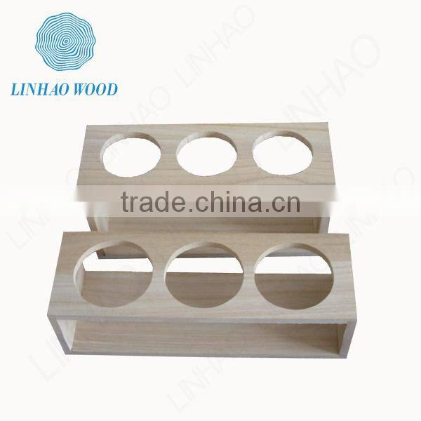 wooden wine bottle carrier case