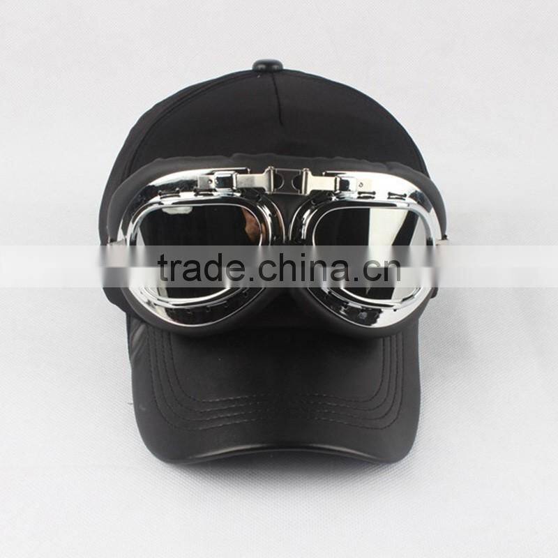 New Style Leather Brim Or Bill Glasses Cap
