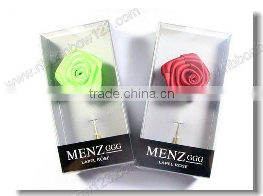 handmade ribbon flower brooches