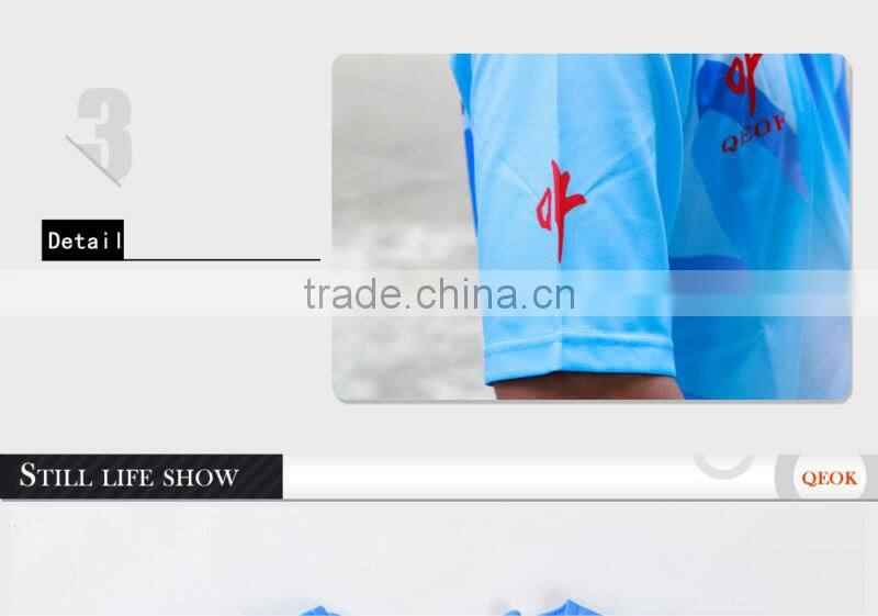 Light Blue with Flower Pattern Men's Hockey Shirts Hockey Wear