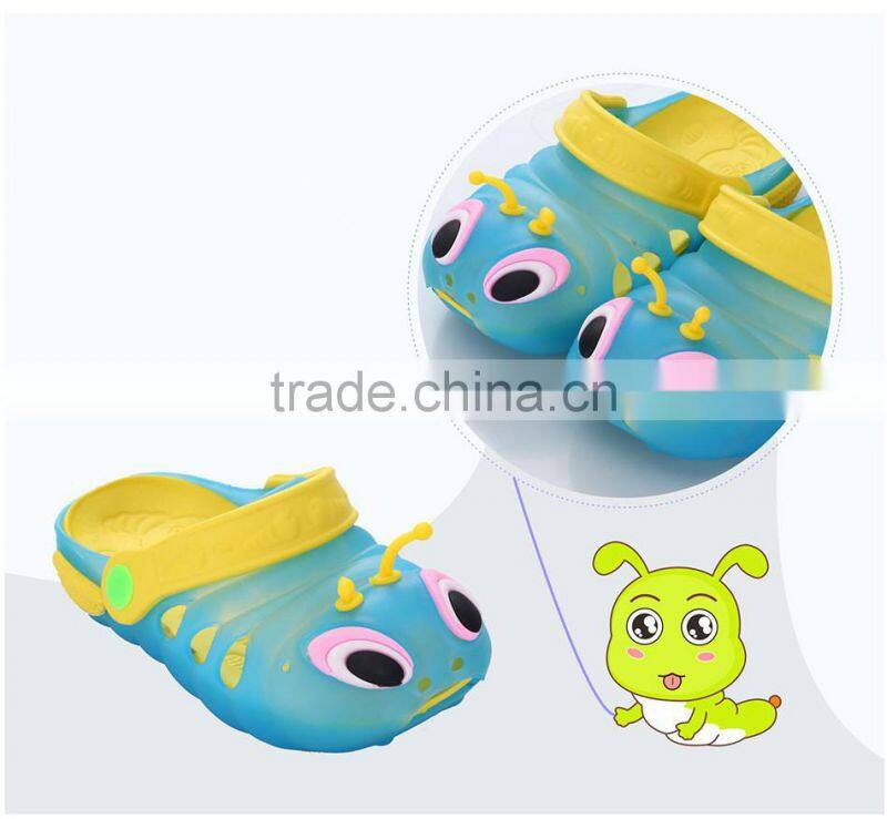 Shuoyang 2017 New Fashion Cute Sandals Summer Children Baby Slippers Animal Cartoon Style EVA child Shoes slipper