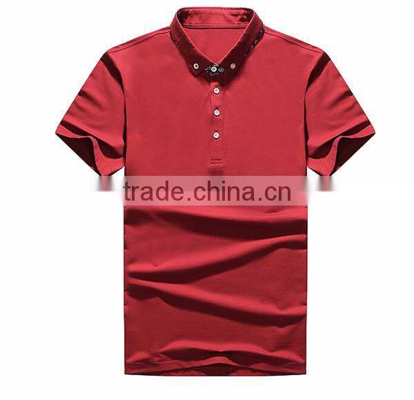 2016 handsome young man basic blank tshirt no label pk polo t-shirt
