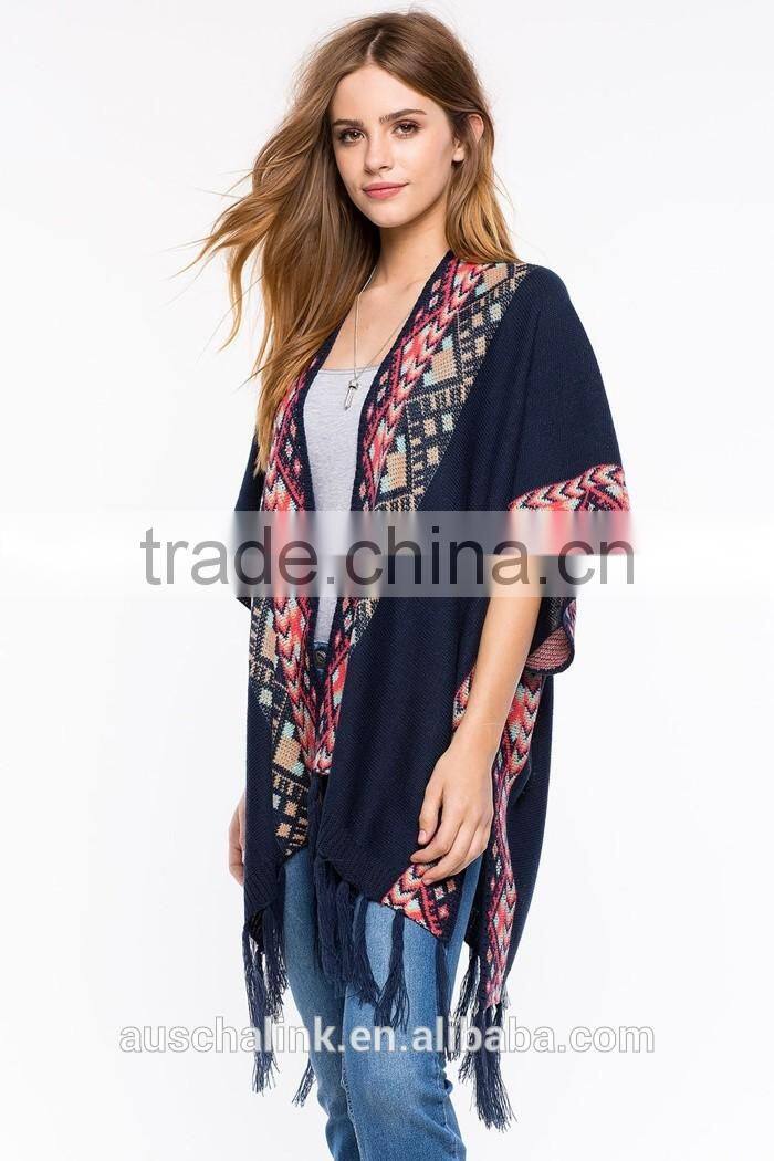 new style ladies fashion blanket cape sweater wholesale alibaba