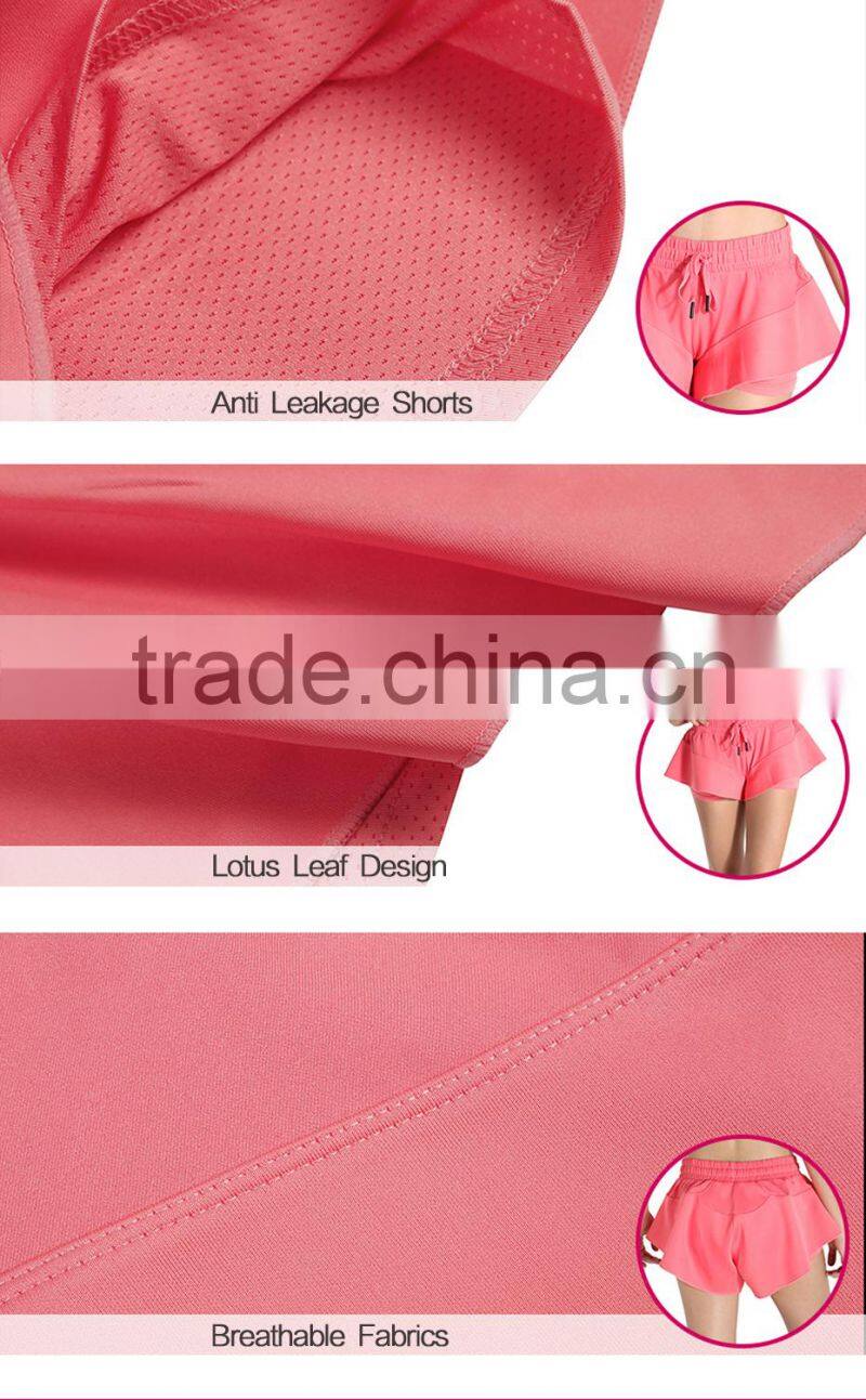 Sexy Women Fitness Short Wear Breathable Summer Sports Pants For Yoga