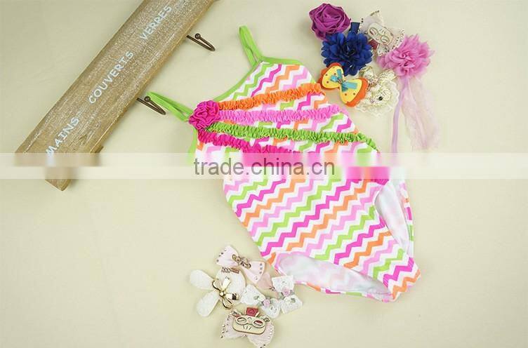 One Piece Summer Sleeveless Bathing Suit Summer Kids Bikini Girl Swimwear 2017