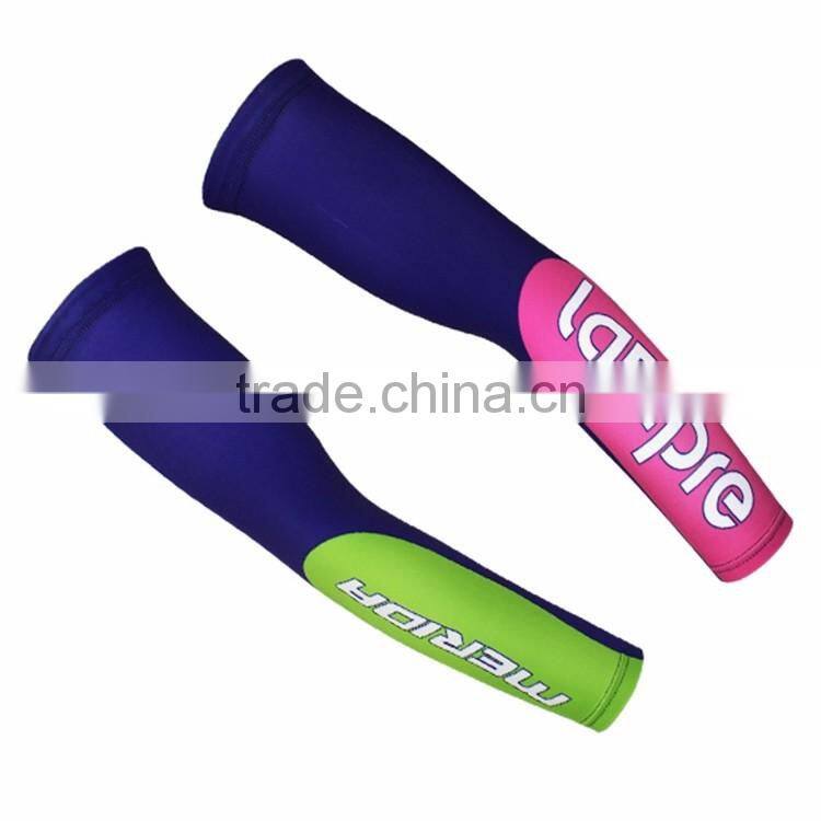 High quality custom printed lycra arm sleeve for sports