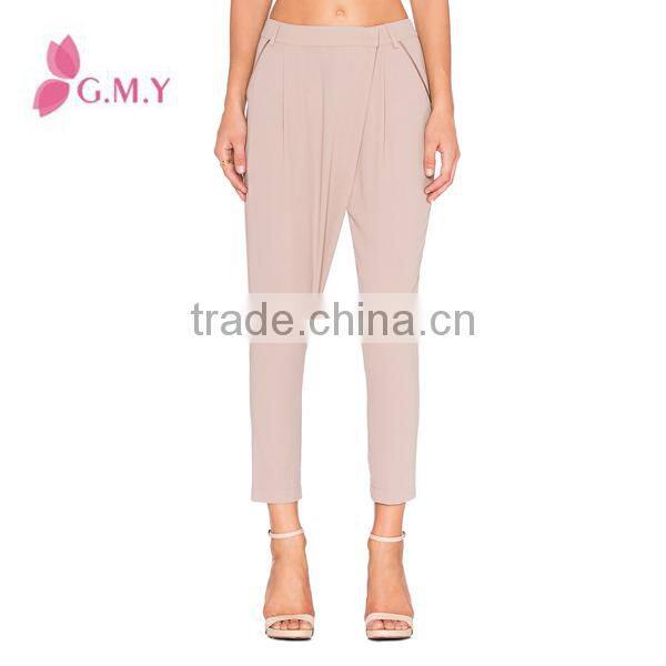 New fashion women pants speacil cutting pants OEM wholesale clothing