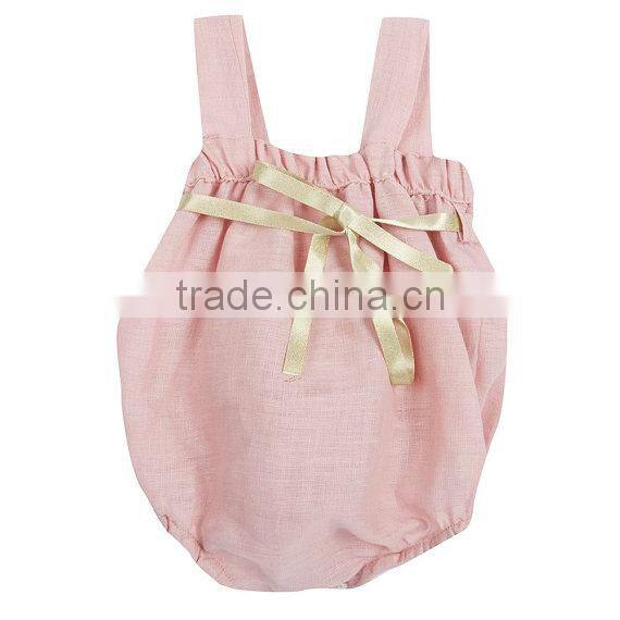 Latest design custom wholesale newborn girl fashion rompers 2017 summer kid baby cotton jumpsuit infants baby knitted romper