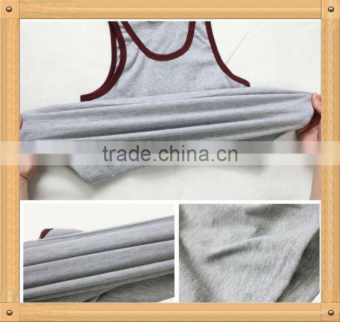 good quality custom men's vest cotton wholesale manufacture China