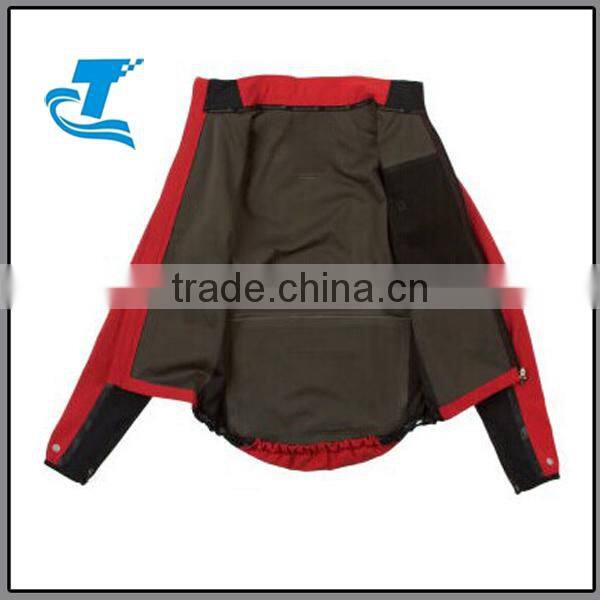 Handsome Red Motor Bike Soft Shell Fabric Jacket