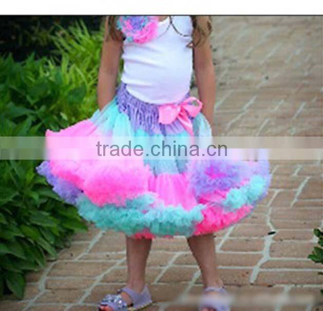 kids fluffy pettiskirt! clothing fluffy solid chiffon ruffle pettiskirt for infant toddler girls ruffled chiffon chirstmas red p