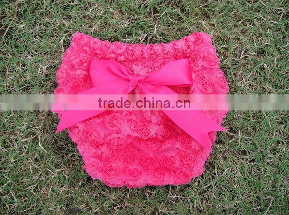Cheap Knit Cotton Baby chiffon Ruffled Diaper Cover/PettiBloomers Kids Girls Underwear Cotton Fluffy Ruffle Cover Bloomer
