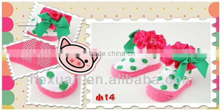 2015 new designs you could choose designs Baby princess socks