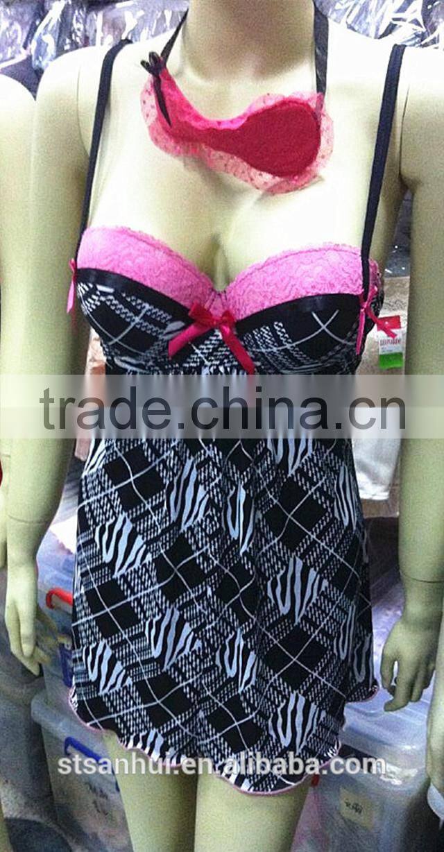 High quality lace sexy lingerie breathable quick dry Fench size hot selling baby doll