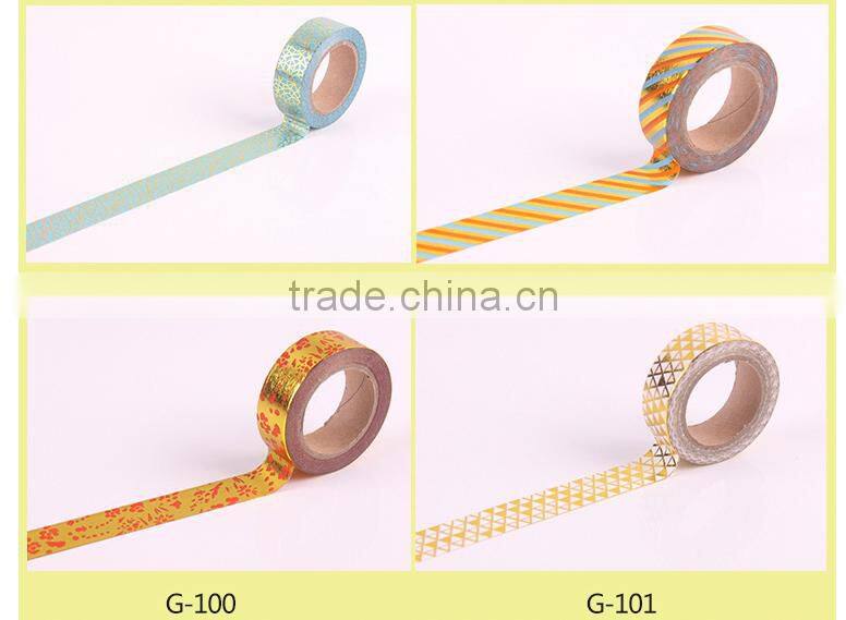 1.5cm*10m halloween stamping Japanese washi foil tape