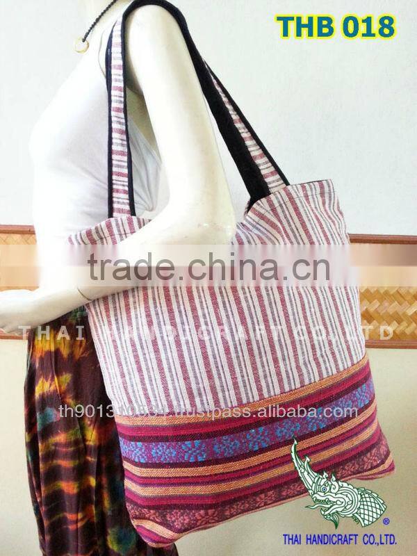 Thai Vintage HMONG woven fabrics Tote Bag
