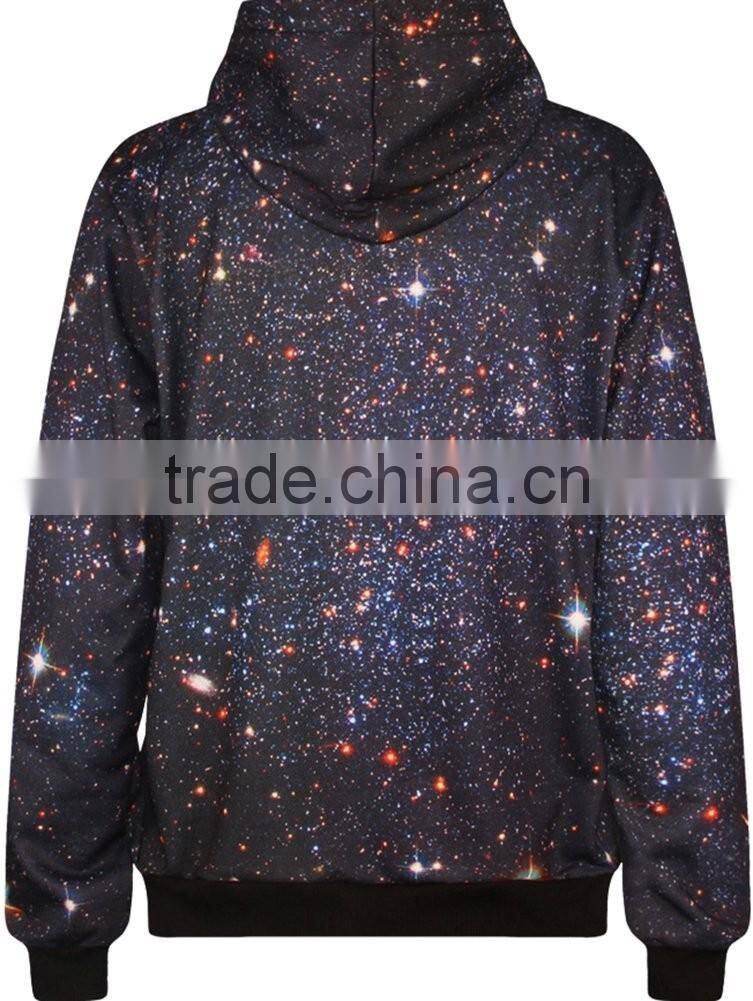 Mens fashion design full digital printing large size hoodies