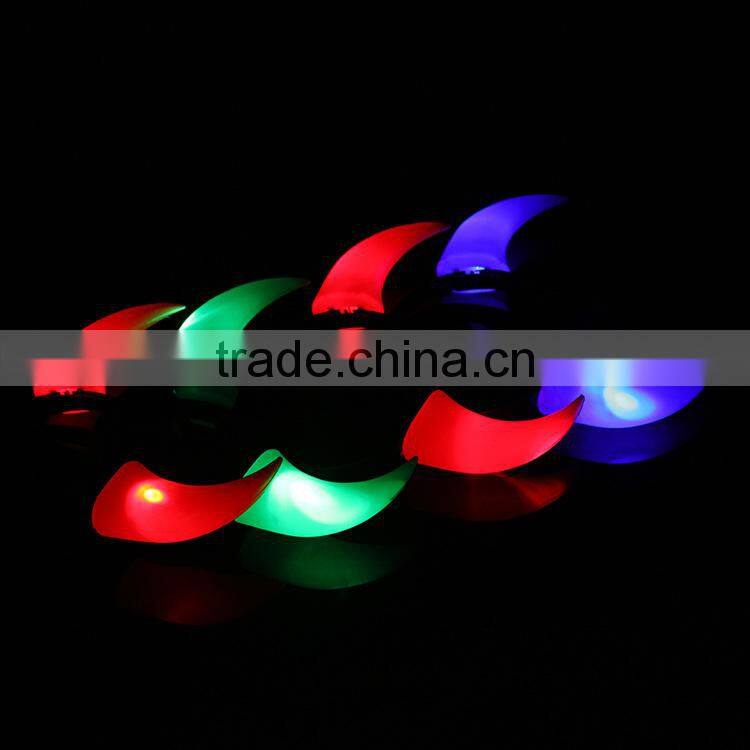 Halloween party colorful led Hair band lashing ox horns hair band
