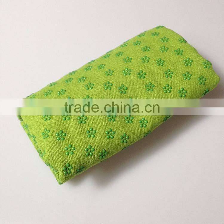 Microfiber yoga towel non slip private label yoga towel
