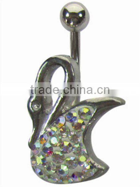 Football tunnel surgical steel jewelry