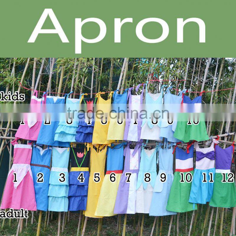 Wholesale aprons high quality kids girl apron for your lovely