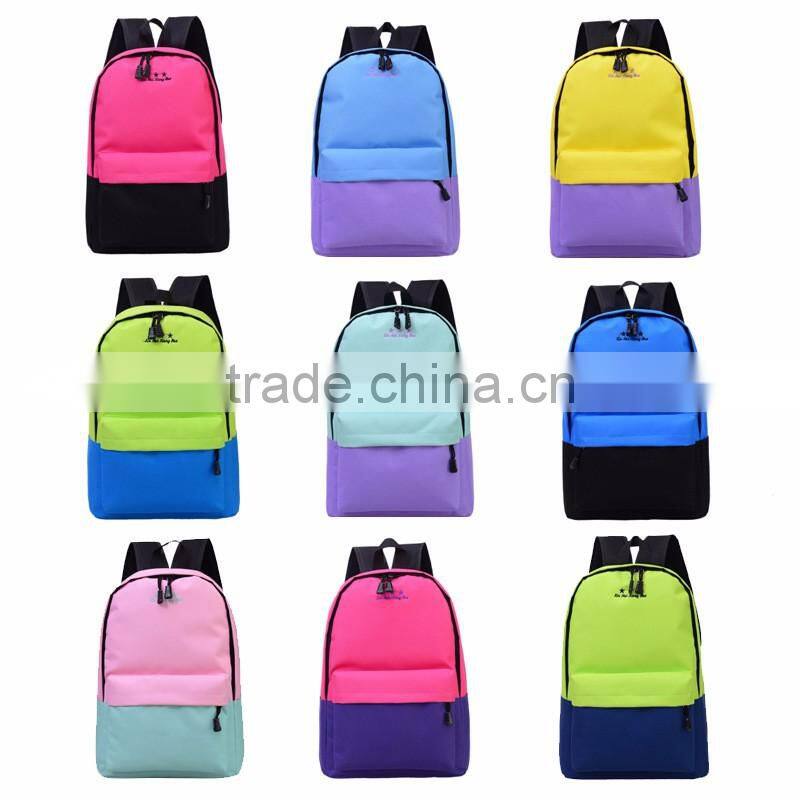 Factory direct wholesale brand Harajuku backpack canvas bag hit Korean maple leaf color for men and women students