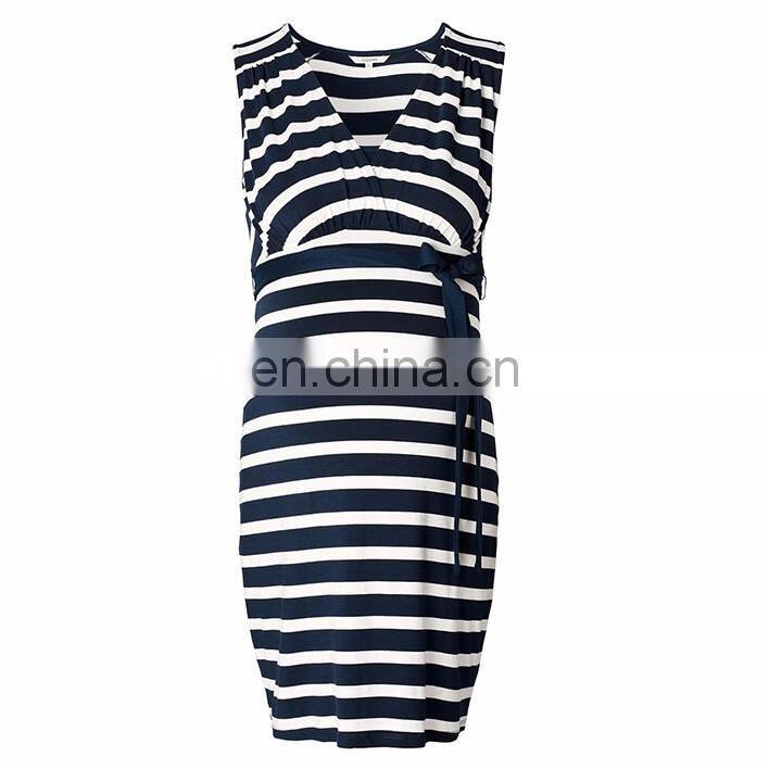 Wholesale Clothing Manufacturer Striped Maternity Clothes/Clothing