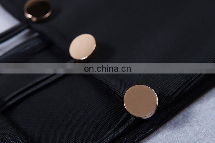 Amigo 2017 Women Black 2 Piece Bandage Bodycon Dress Celebrity Sexy Clubwear Split Cutout Long Dresses