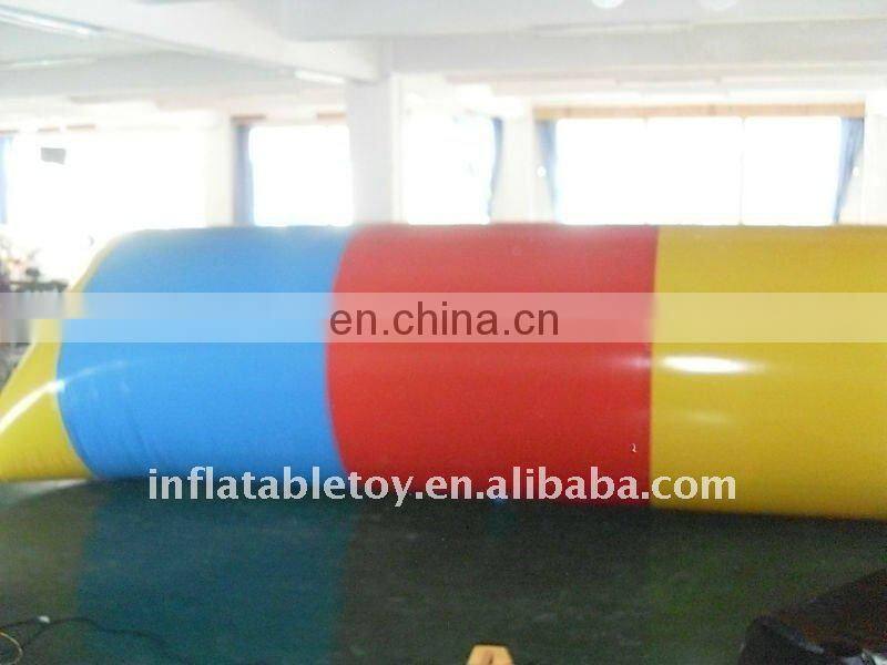 small inflatable water blob trampoline