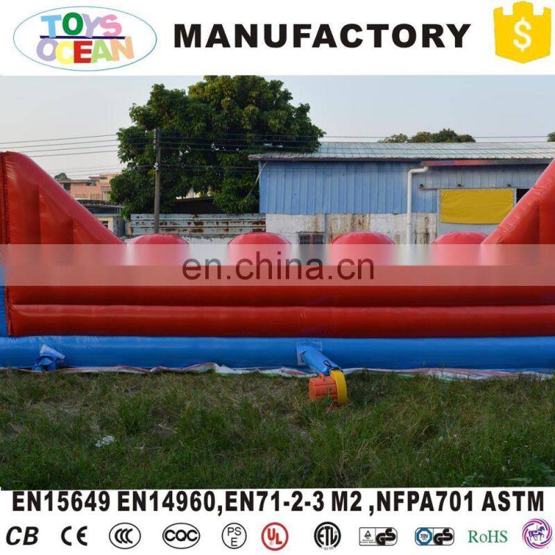 Inflatable interactive outdoor sport game wipe out big baller