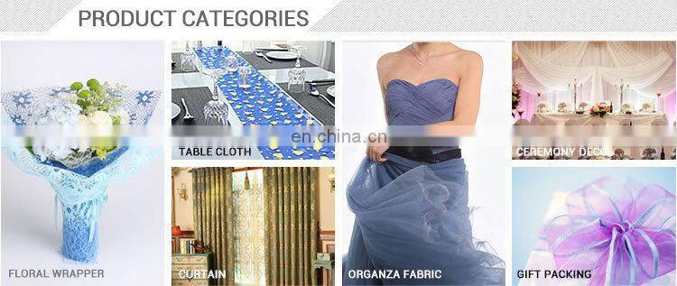 2015 Various Sizes Decorative Long Purple Organza Chair Bows