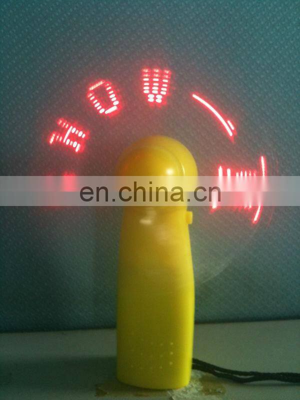 Summer fan MINI handy fan LED message fan