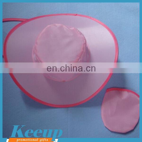 Popular promotional gifts wholesale cheap custom logofoldable polyester hats