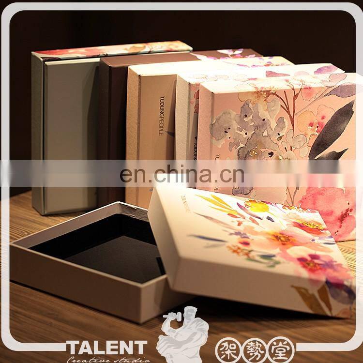 custom china private design printed paper gift box