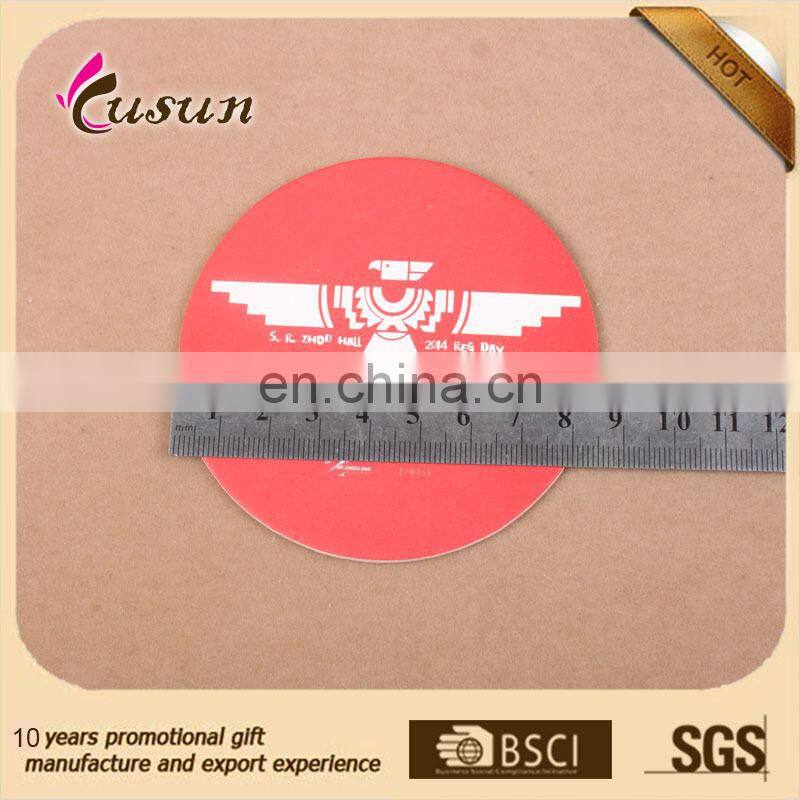Chinese manufacture cheap promotion gifts cardboard paper cup pad coaster