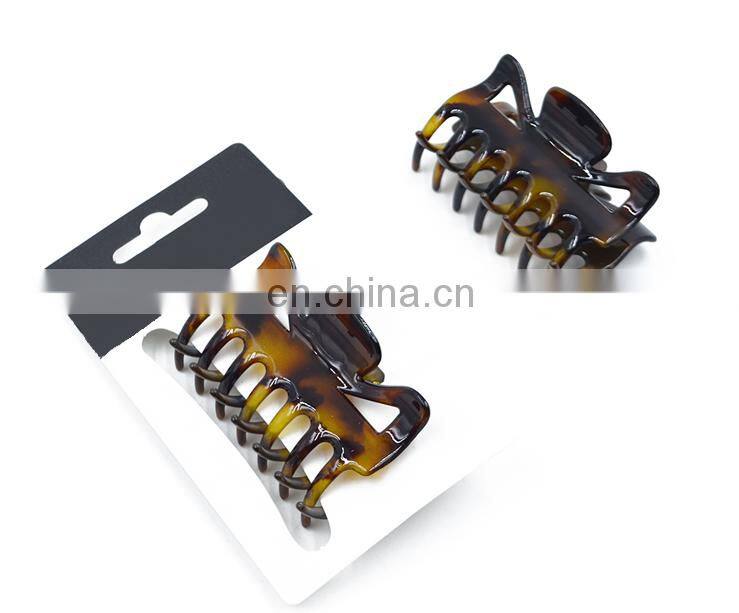 Women Hair Accessories plastic Tortoise shell Hair Claws Clips for long hair