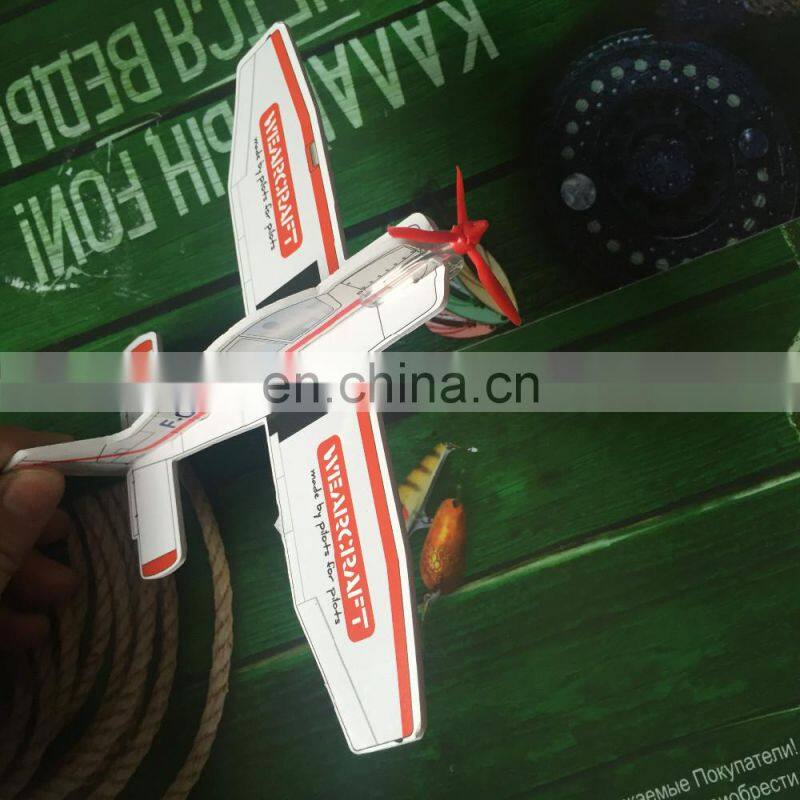 Custom printed foam plane glider