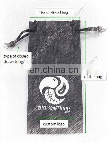 Wholesale Superior quality satin hair packaging bags for hair extension