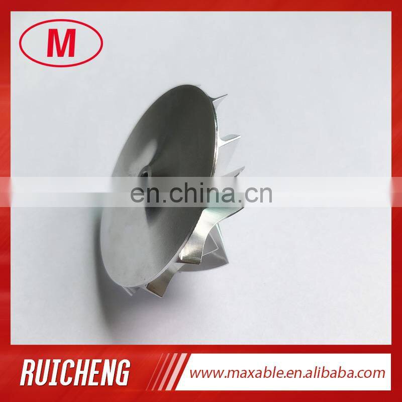 TD03 14T close 39.55/51.00mm 6+6 blades Turbo Billet/milling/aluminum 2618 compressor wheel