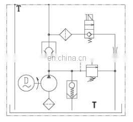 220 Volt Electric AC Hydraulic Power Unit With 4L Oil Tank
