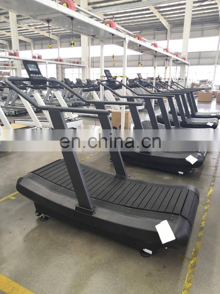 High quality good design self-generated curve treadmill fitness gym equipment commercial for sale D05