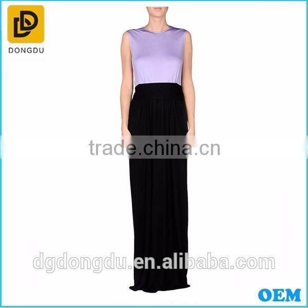 Wholesale women China 2016 ladies sleeveless apparels dress lady formal prom evening dress