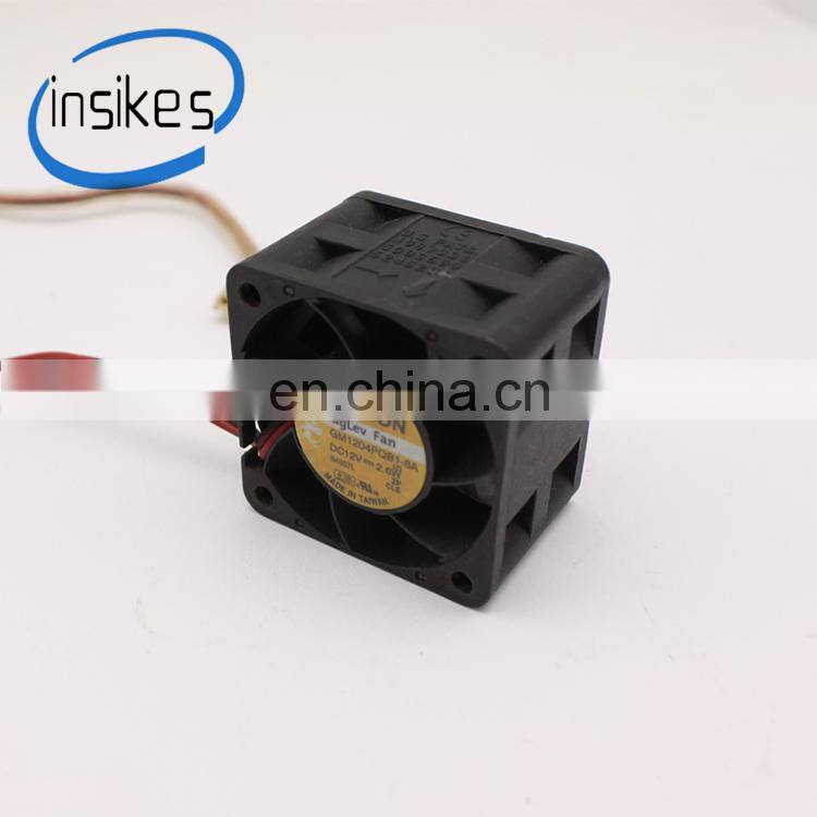 GM1204PKVX-8A 12V 2.4W 4020 0.20A 4CM industrial fan welding machine motor cooling fan