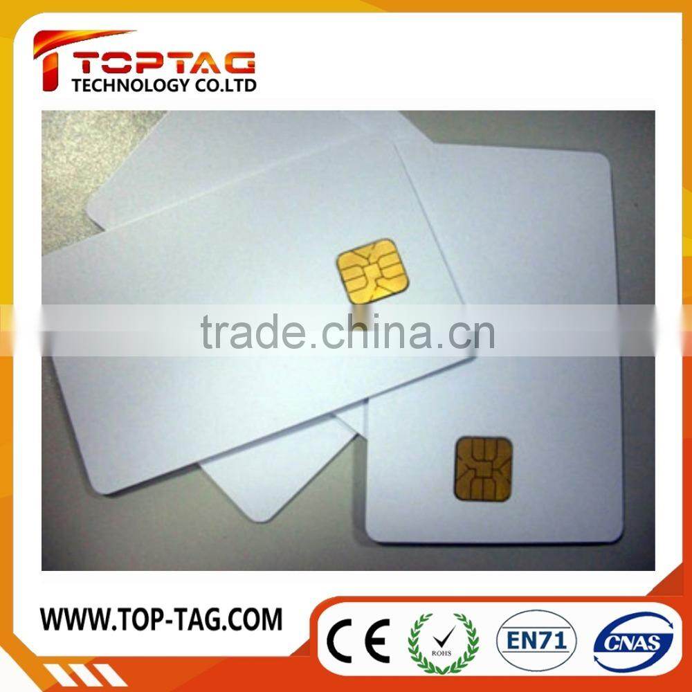 PVC white Blank smart contact ic card