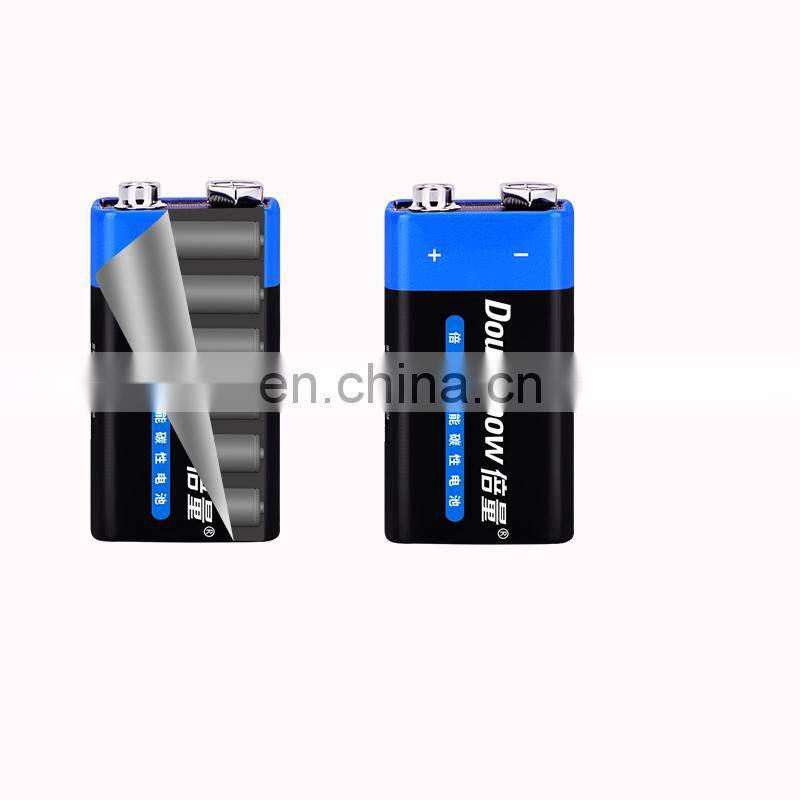Primary 6f22 9V Zinc Carbon battery for Electronic Devices