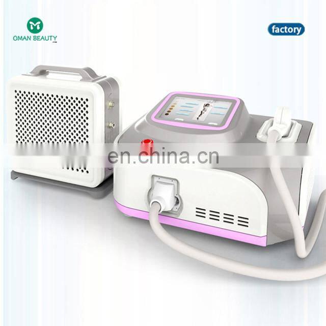 Sales 2022 hot selling painless potable 808nm portable diode laser hair removal machine for home use in Korea
