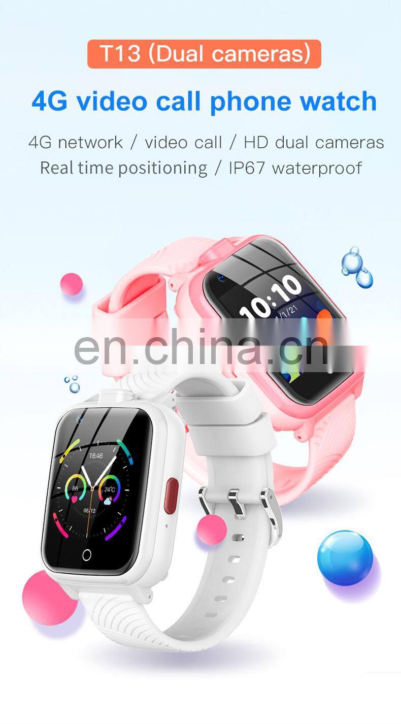 2021 SOS anti-lost alarm clock remote monitor smartwatch mobile phone watch kids 4G LTE GPS Smart Watch