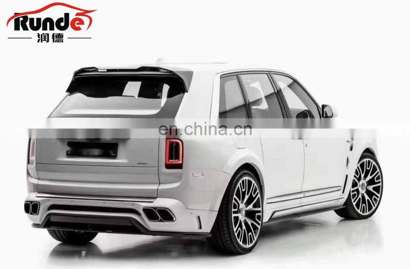 Runde Car Modification Cullinan Update To Mansy Style Car Front Rear Bumper Engine Hood Body Kit For Rolls Royce Cullinan