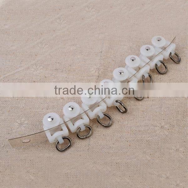 Double curtain mounting ceiling brackets