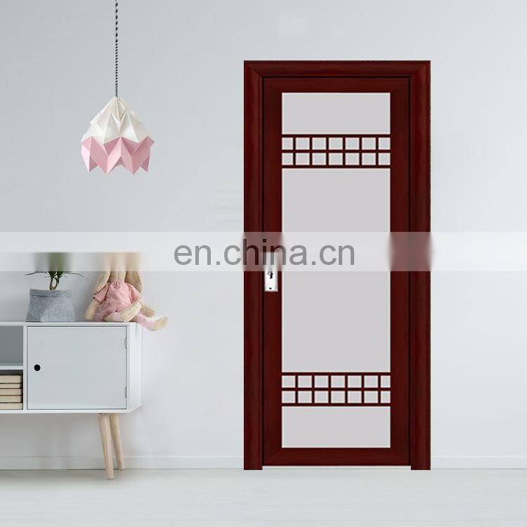 Wholesale Water Resistance Exterior Bathroom Doors China Swing Aluminum Alloy Modern White or Color Profile Apartment 3 Years 00